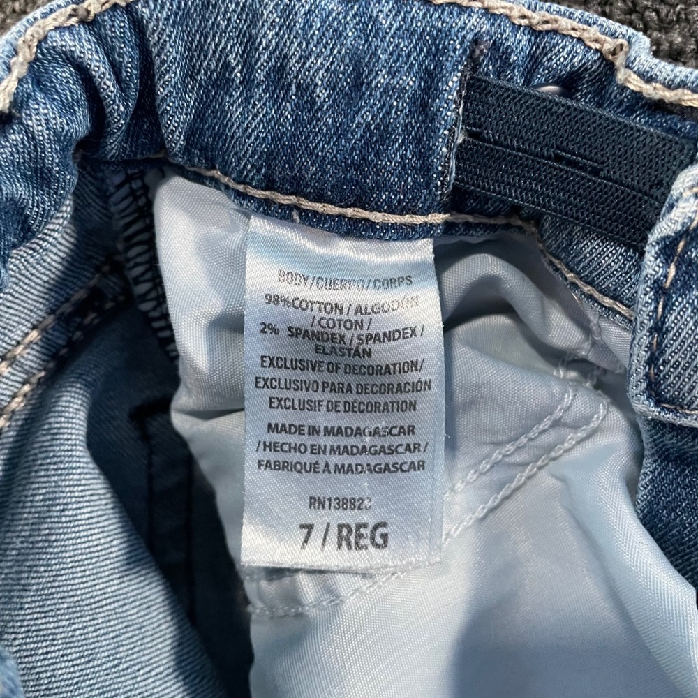 Cody James Jeans Boys 7 Regular Light Blue Good Distressed Rodeo Western Work - Picture 3 of 10